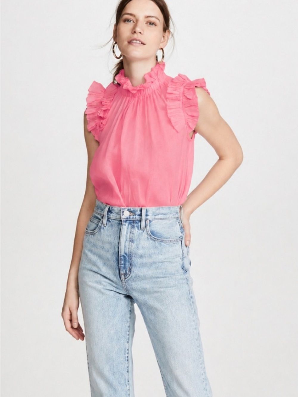 SEA NEW YORK LUCY TANK in Hot Pink Size XS ~ Excellent